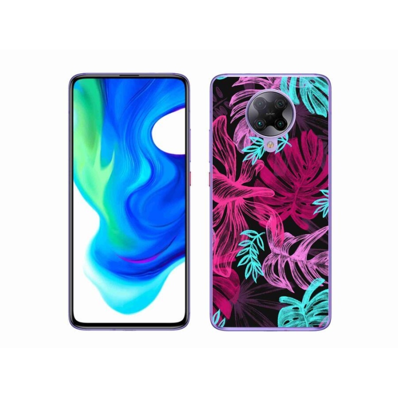 Gél borítás mmCase a Xiaomi Poco F2 Pro számára - virágok 1