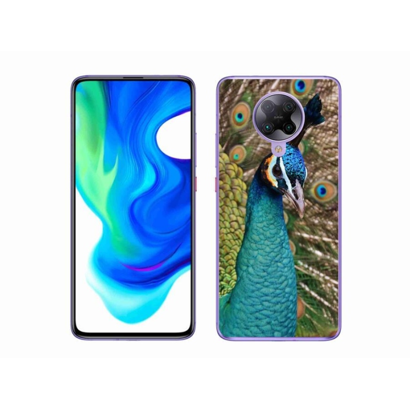 Gél borítás mmCase a Xiaomi Poco F2 Pro készülékhez - páva