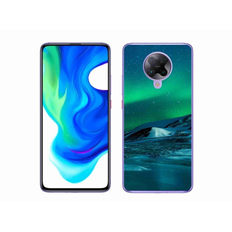 Gél borítás mmCase a Xiaomi Poco F2 Pro számára - sarki fény