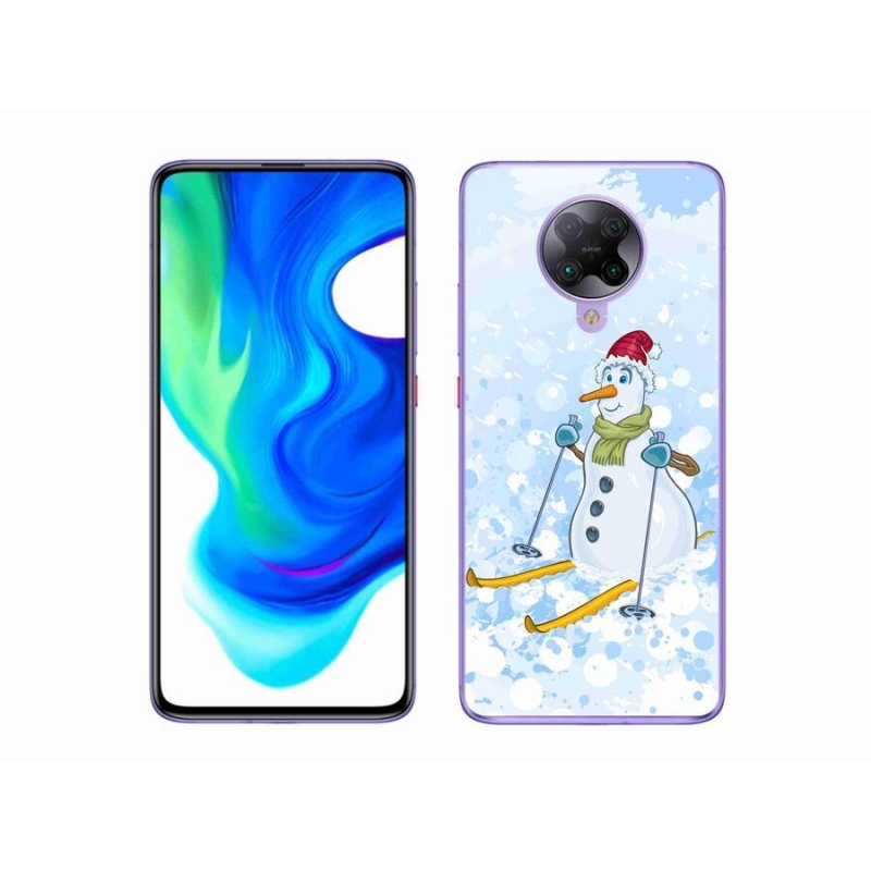 Gél borítás mmCase a Xiaomi Poco F2 Pro készülékhez - hóember