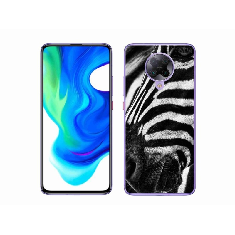 Gél borítás mmCase a Xiaomi Poco F2 Pro készülékhez - zebra
