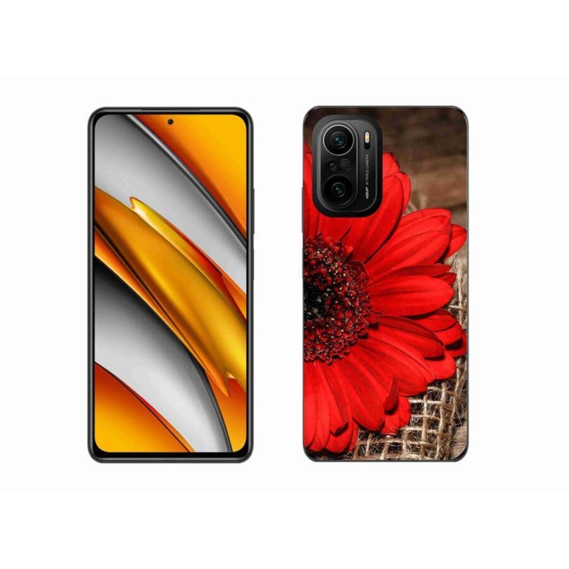 Gél borítás mmCase a Xiaomi Poco F3-hoz - gerbera