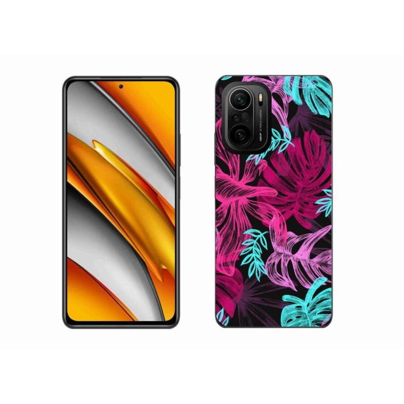 Gél borító mmCase a Xiaomi Poco F3-hoz - virágok 1