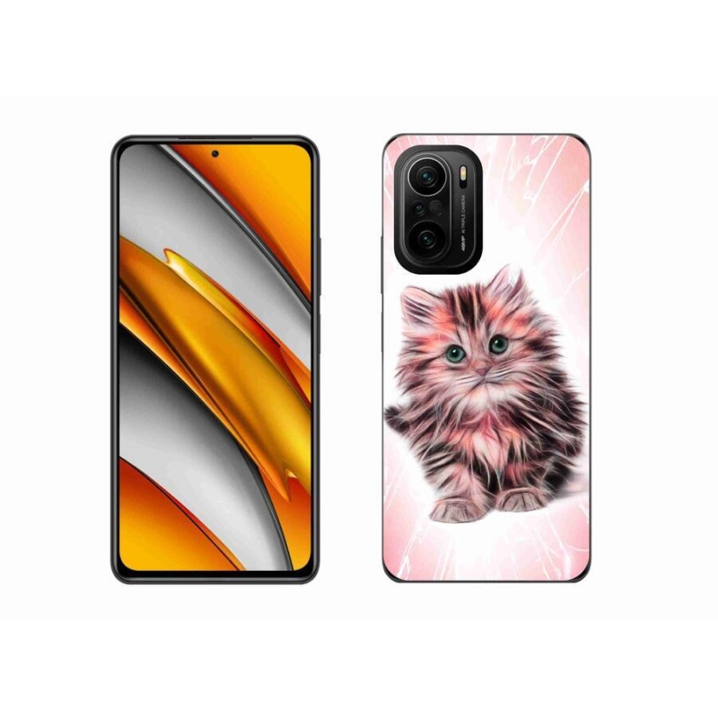 Gél borítás mmCase a Xiaomi Poco F3-hoz - aranyos cica