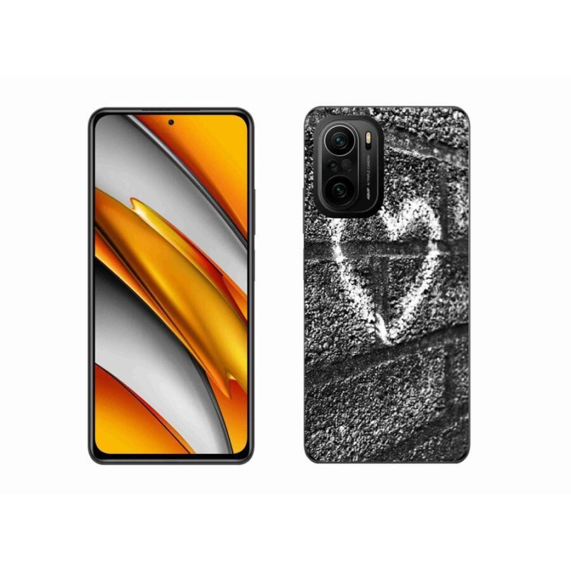 Gél borítás mmCase a Xiaomi Poco F3-hoz - szív a falon