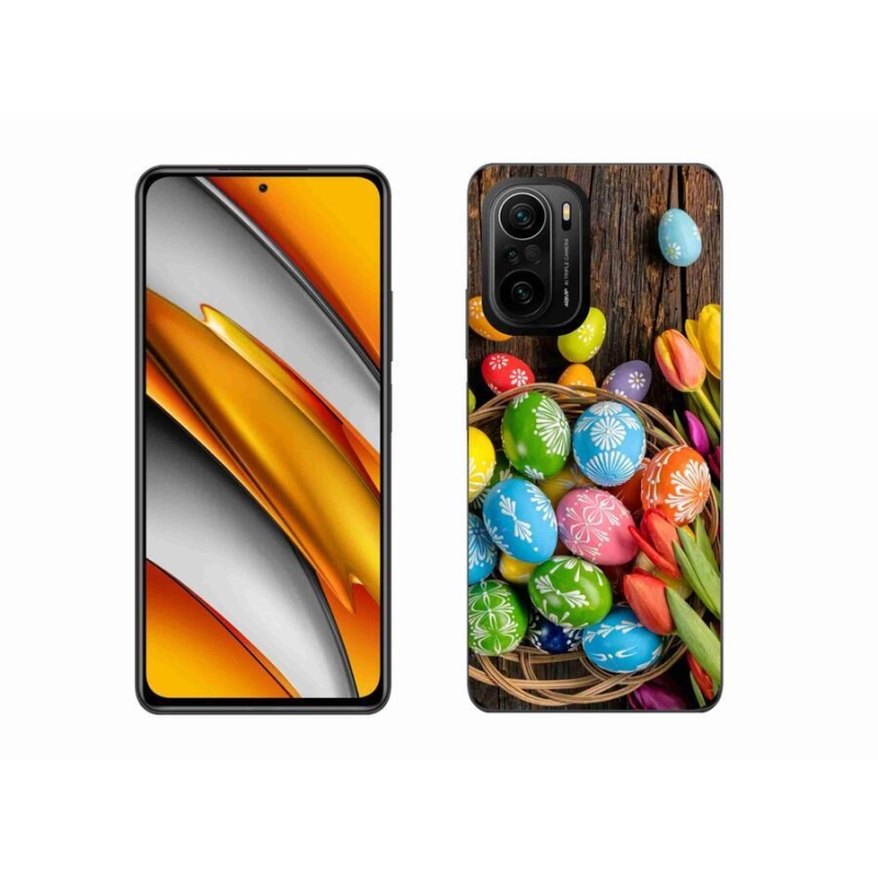 Gél borítás mmCase a Xiaomi Poco F3-hoz - Húsvéti tojások