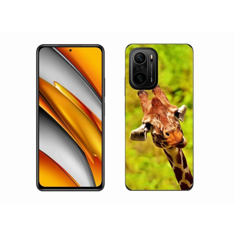 Gél borítás mmCase a Xiaomi Poco F3-hoz - zsiráf