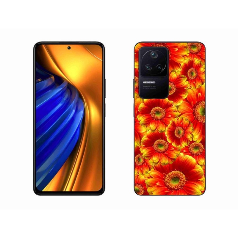 Gél borítás mmCase a Xiaomi Poco F4 készülékhez - gerbera 1