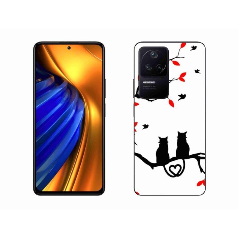 Gél borítás mmCase a Xiaomi Poco F4-hez - macska szeretet
