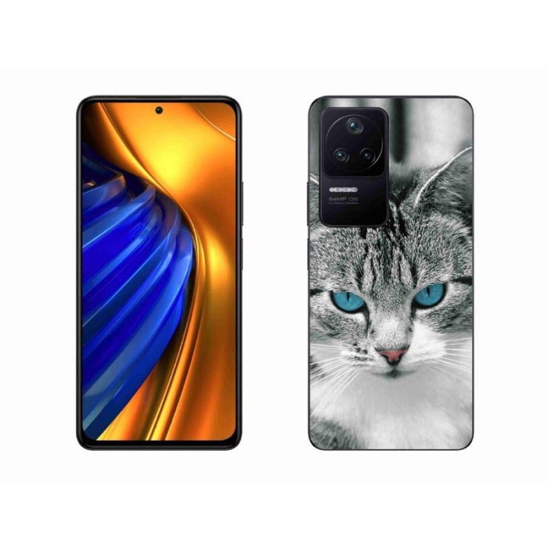 Gél borítás mmCase a Xiaomi Poco F4-hez - macska nézet 1