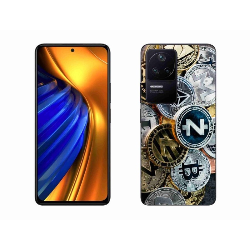 Gél borítás mmCase a Xiaomi Poco F4 számára - kriptovaluták