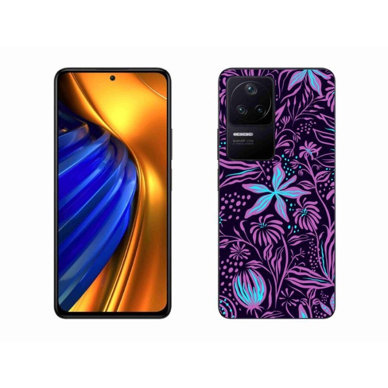 Gél borítás mmCase a Xiaomi Poco F4-hez - virágok 2