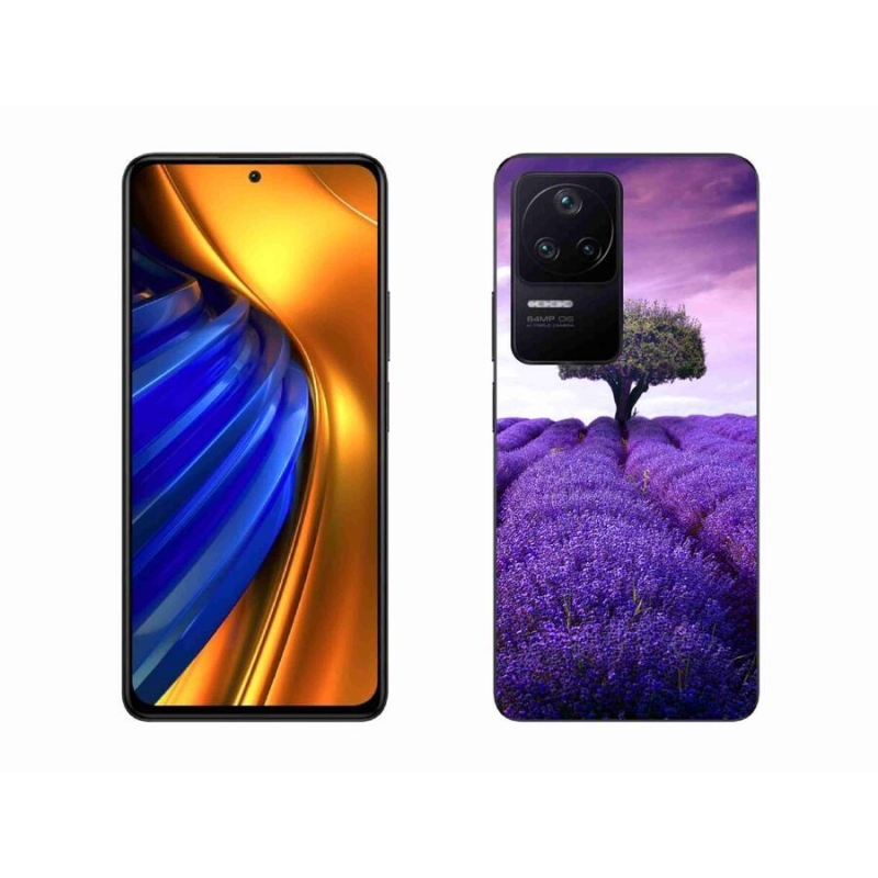 Gél borítás mmCase a Xiaomi Poco F4 készülékhez - levendula rét