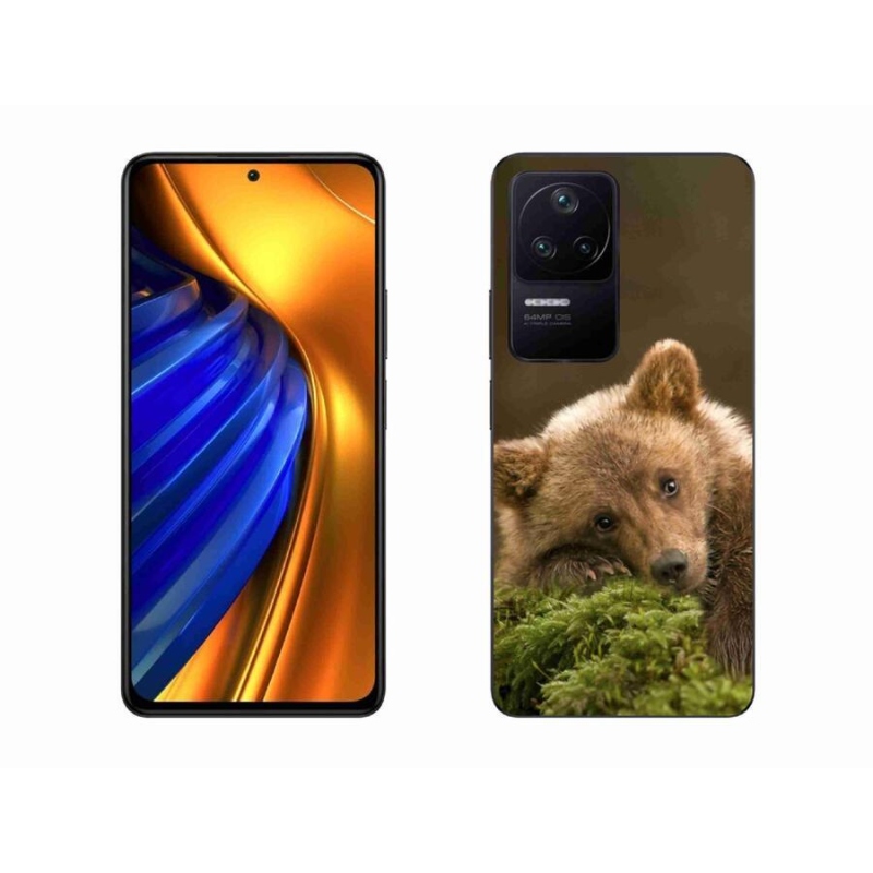 Gél borító mmCase a Xiaomi Poco F4-hez - medve