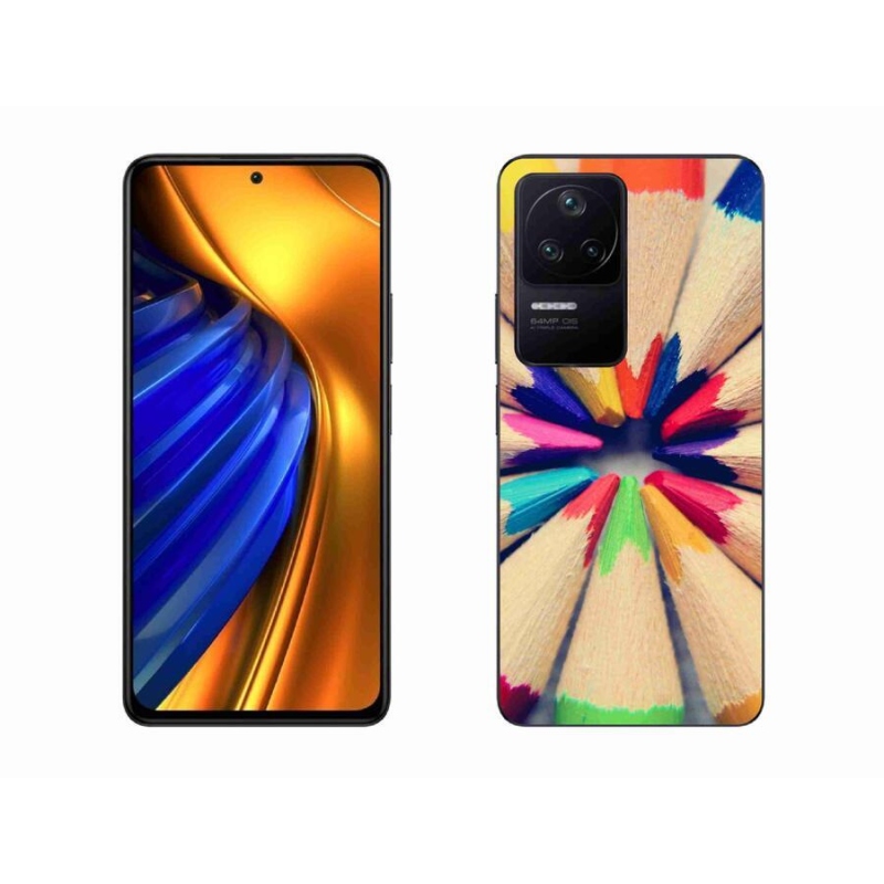 Gél borítás mmCase a Xiaomi Poco F4-hez - zsírkréták