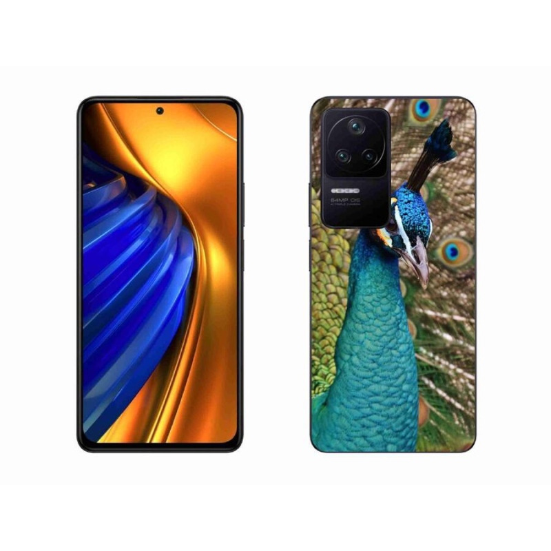Gél borítás mmCase a Xiaomi Poco F4 készülékhez - páva