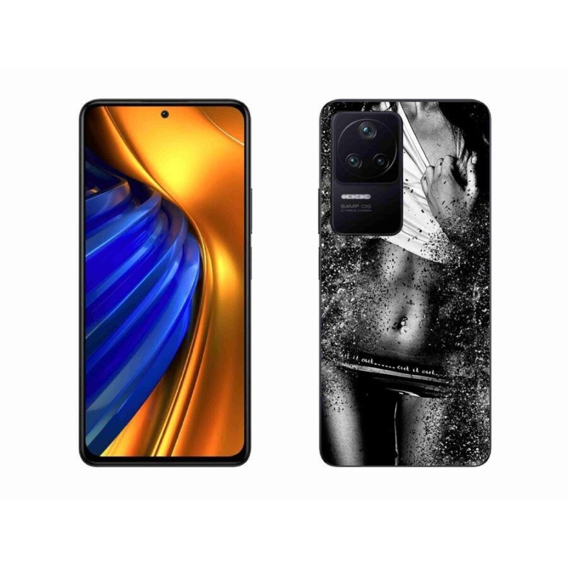 Gél borító mmCase a Xiaomi Poco F4-hez - szexi nő 1