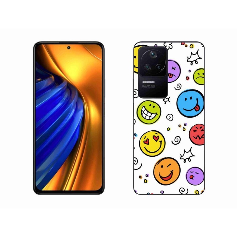 Gél borítás mmCase a Xiaomi Poco F4-hez - smiley-k