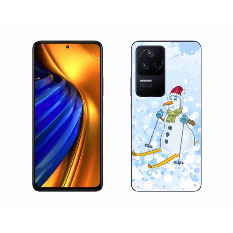 Gél borítás mmCase a Xiaomi Poco F4-hez - hóember