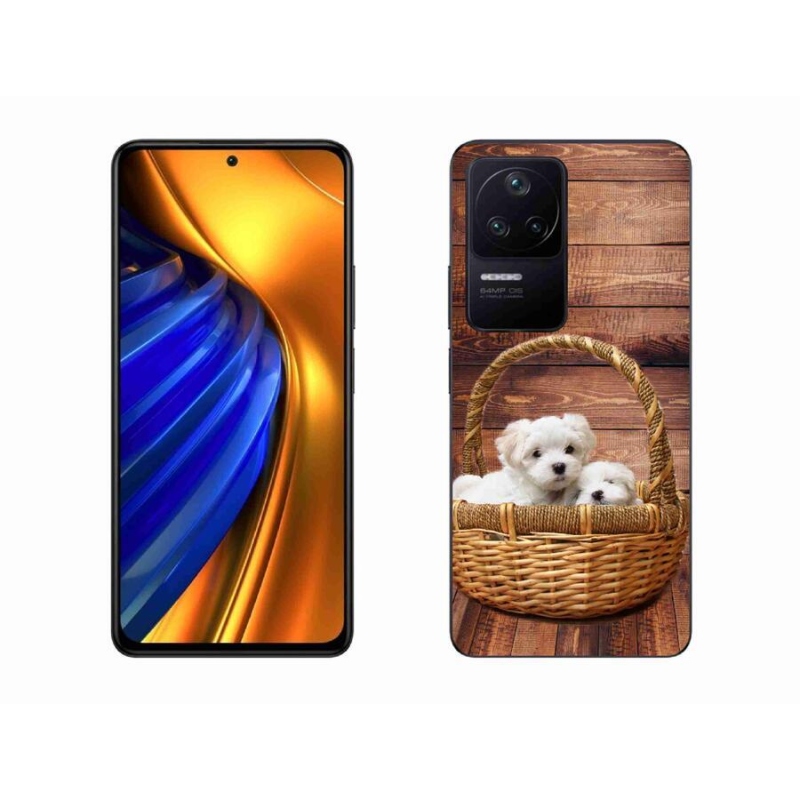 Gél borítás mmCase a Xiaomi Poco F4-hez - kölyökkutyák