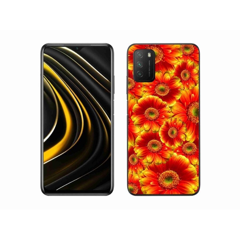 Gél borítás mmCase a Xiaomi Poco M3-hoz - gerbera 1
