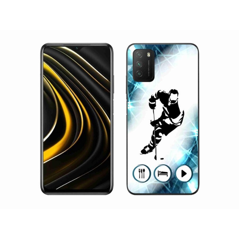 Gél borítás mmCase a Xiaomi Poco M3-hoz - jégkorong 1