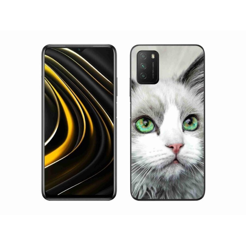 Gél borítás mmCase a Xiaomi Poco M3-hoz - macska nézet
