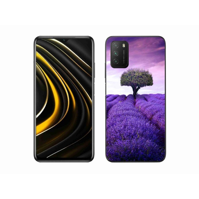 Gél borítás mmCase a Xiaomi Poco M3-hoz - levendula rét
