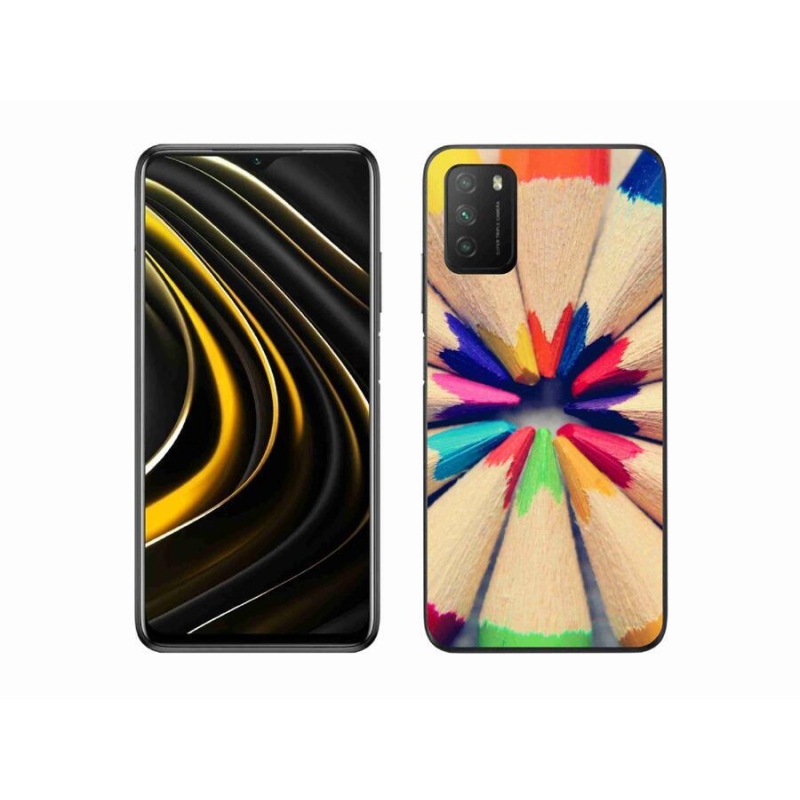 Gél borítás mmCase a Xiaomi Poco M3-hoz - zsírkréták