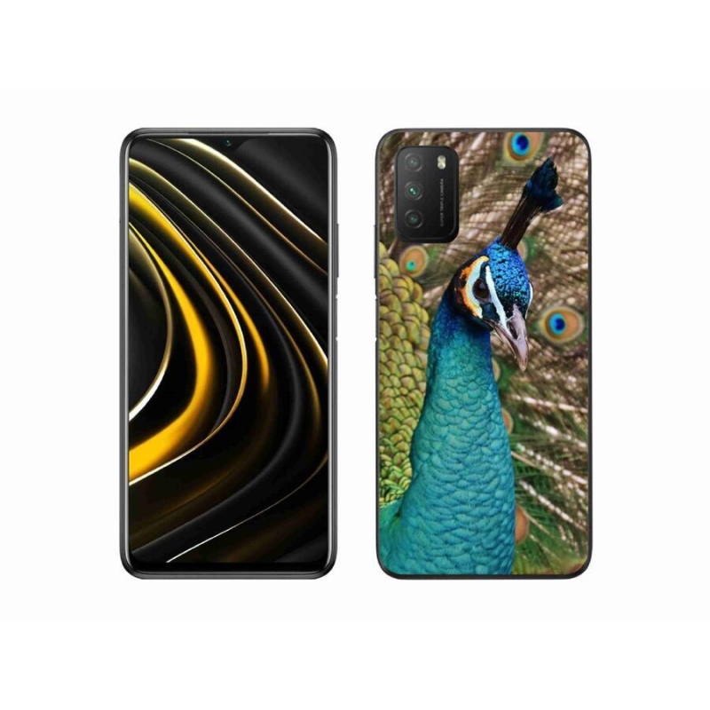 Gél borítás mmCase a Xiaomi Poco M3-hoz - páva