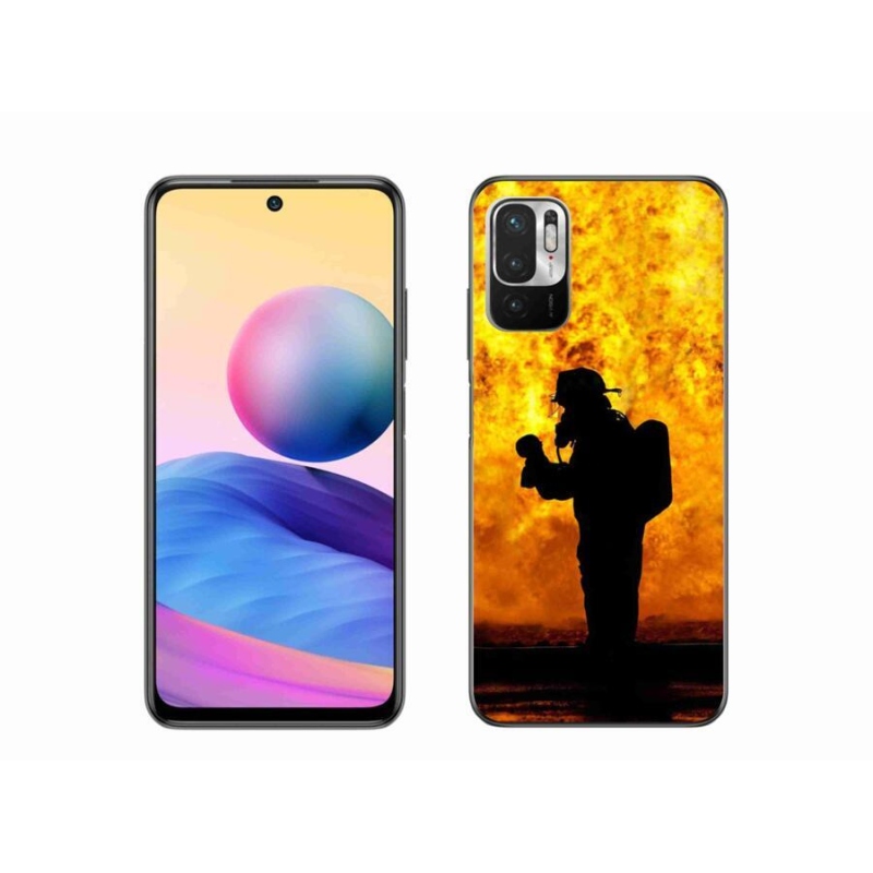 Gél borítás mmCase a Xiaomi Poco M3 Pro/5G számára - tűzoltó