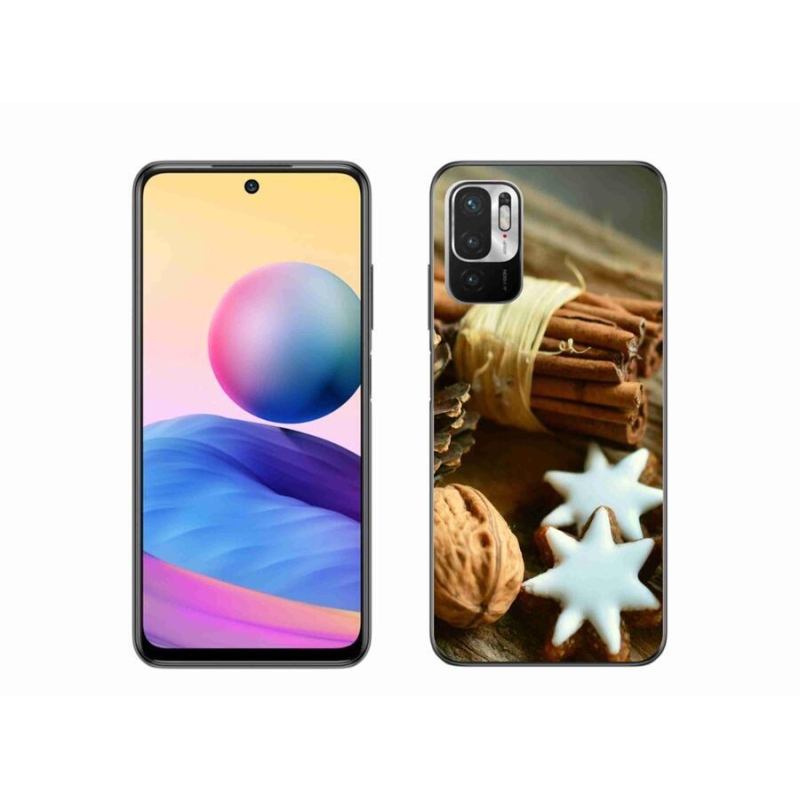 Gél borítás mmCase a Xiaomi Poco M3 Pro/5G számára - fahéj és mézeskalács