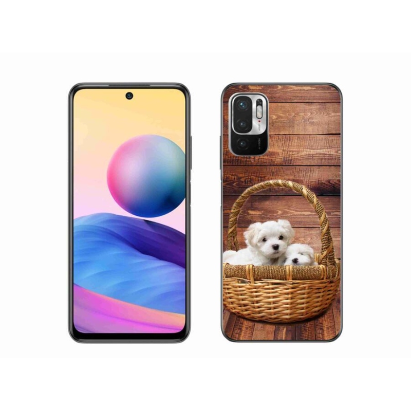 Gél borítás mmCase a Xiaomi Poco M3 Pro/5G számára - kölyökkutyák