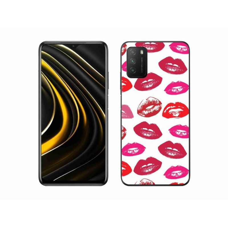 Gél borítás mmCase a Xiaomi Poco M3-hoz - ajkak