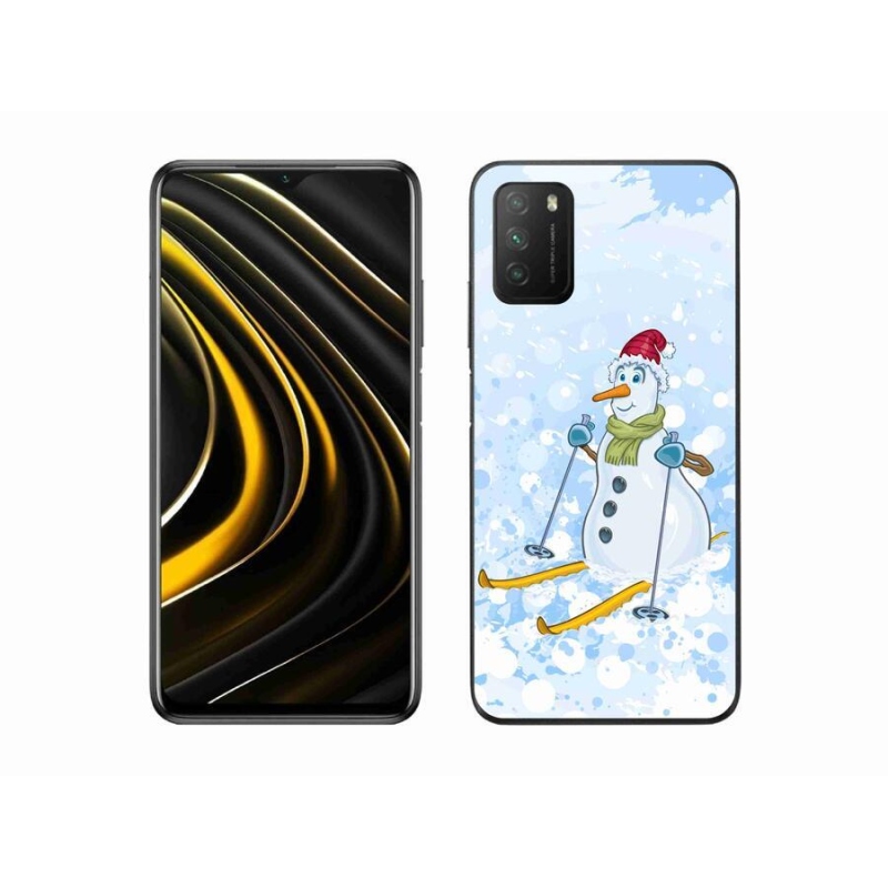 Gél borítás mmCase a Xiaomi Poco M3-hoz - hóember