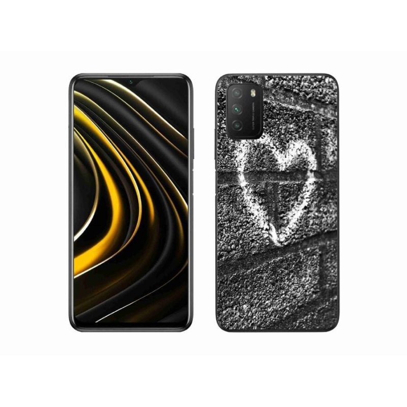 Gél borítás mmCase a Xiaomi Poco M3-hoz - szív a falon