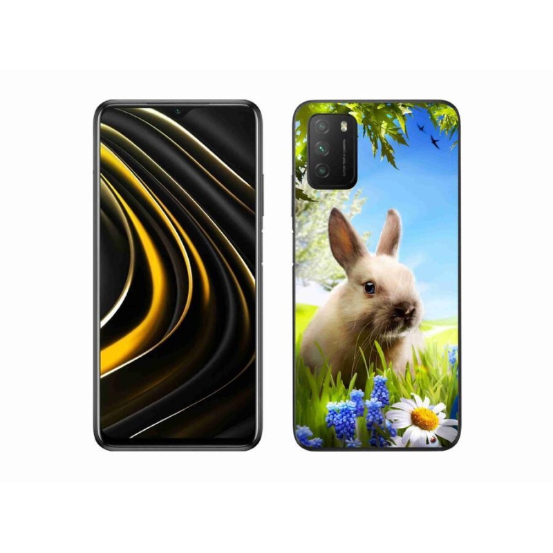 Gél borító mmCase a Xiaomi Poco M3-hoz - nyuszi