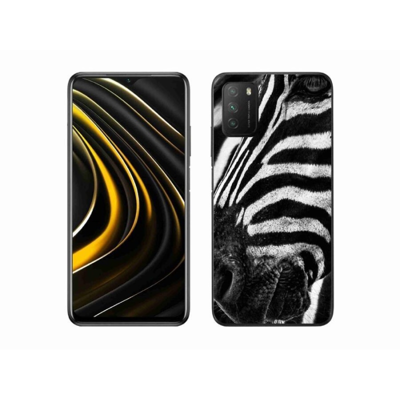 Gél borítás mmCase a Xiaomi Poco M3-hoz - zebra