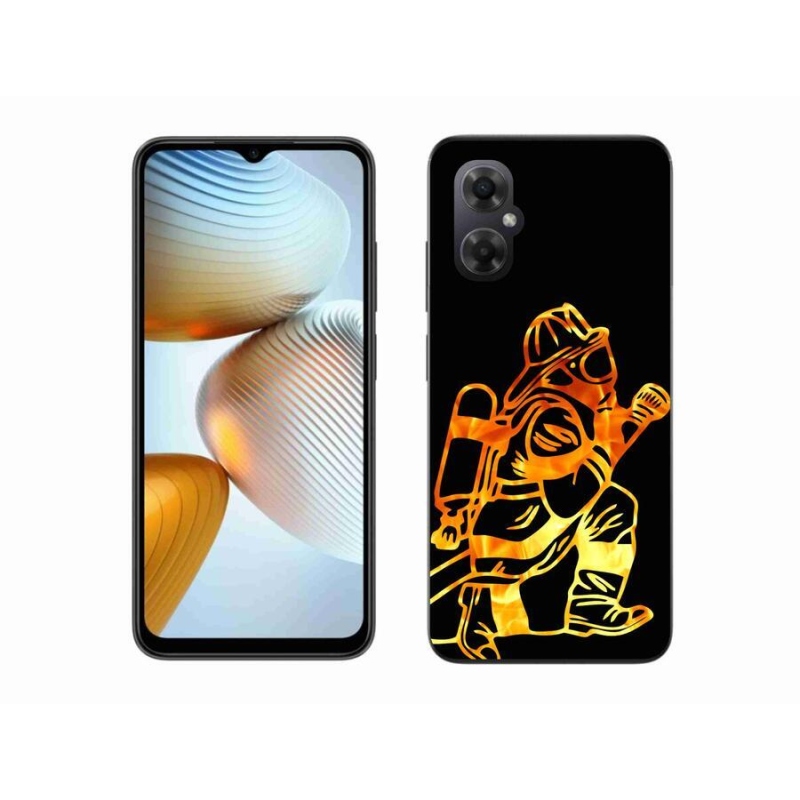 Gél borítás mmCase a Xiaomi Poco M4 5G-hez - tűzoltó 1