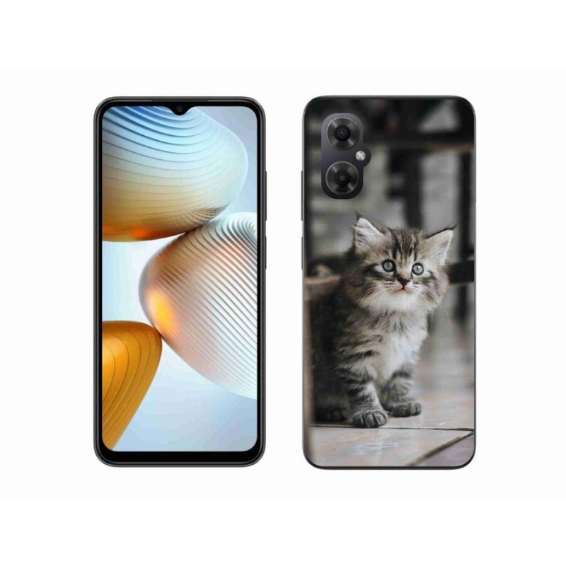 Gél borítás mmCase a Xiaomi Poco M4 5G-hez - cica