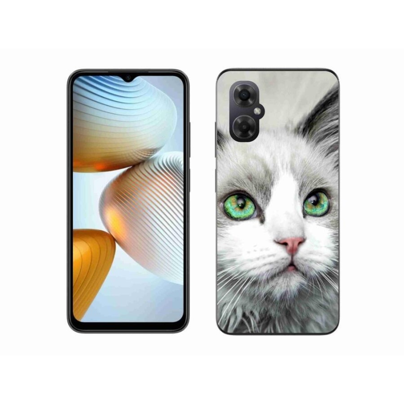 Gél borítás mmCase a Xiaomi Poco M4 5G számára - macska nézet