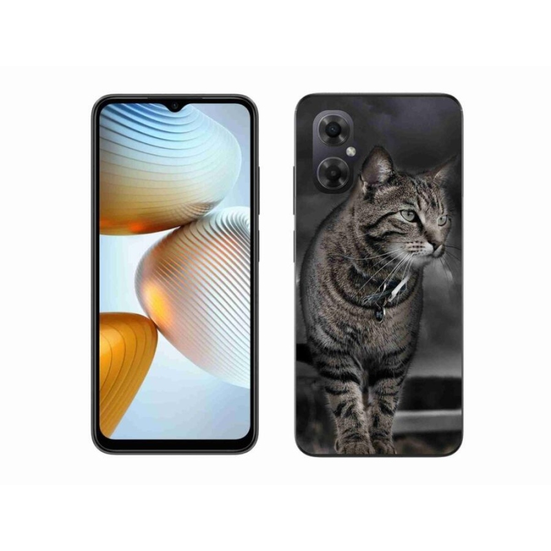 Gél borítás mmCase a Xiaomi Poco M4 5G-hez - macska