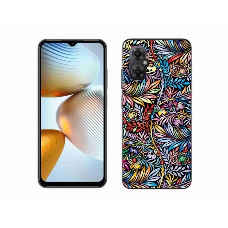 Gél borító mmCase a Xiaomi Poco M4 5G számára - virágok 5