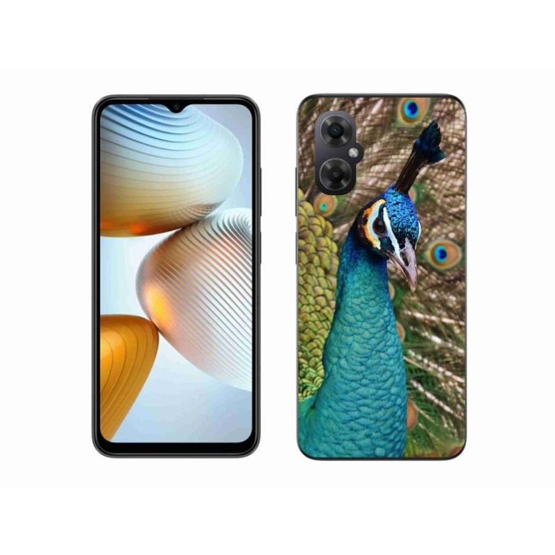 Gél borítás mmCase a Xiaomi Poco M4 5G számára - páva
