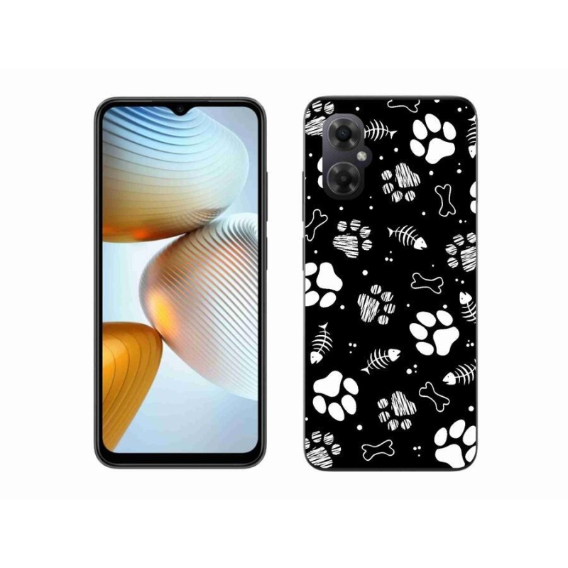 Gél borítás mmCase a Xiaomi Poco M4 5G-hez - kutyamancsok