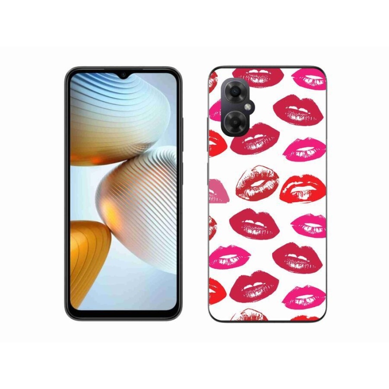 Gél borítás mmCase a Xiaomi Poco M4 5G számára - ajkak
