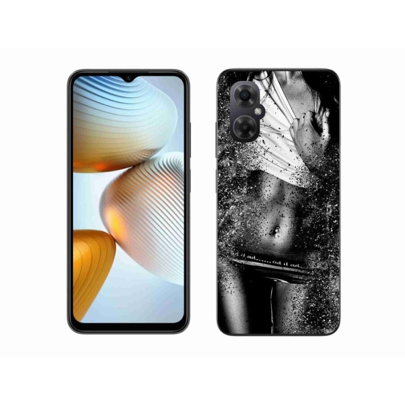 Gél borító mmCase a Xiaomi Poco M4 5G-hez - szexi nő 1