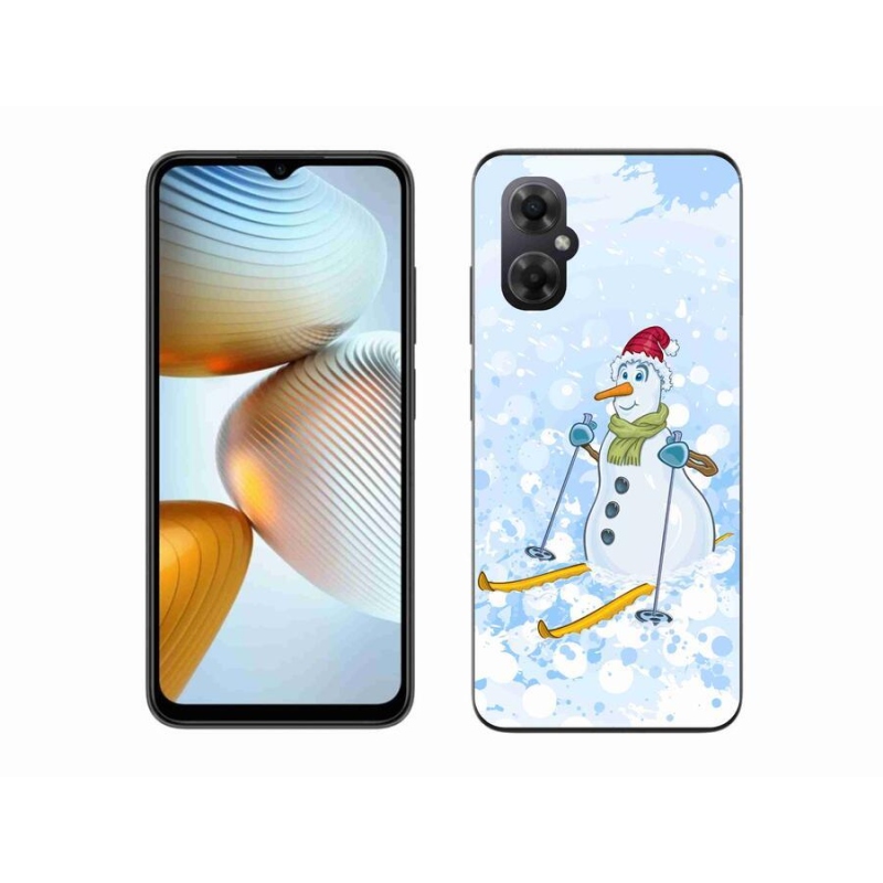 Gél borítás mmCase a Xiaomi Poco M4 5G számára - hóember