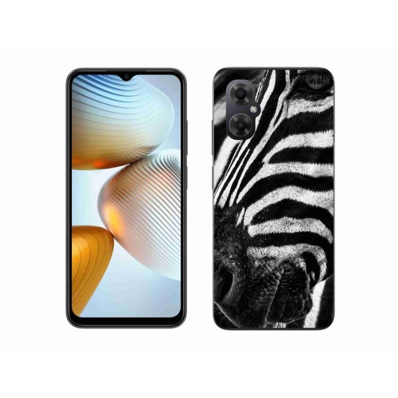 Gél borítás mmCase a Xiaomi Poco M4 5G készülékhez - zebra