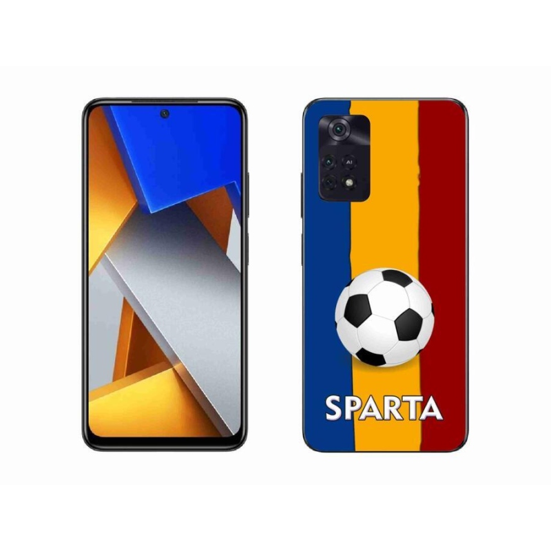 Gél borítás mmCase a Xiaomi Poco M4 Pro 4G-hez - futball 1
